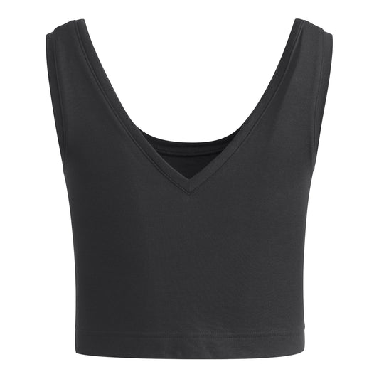 Indiana Hoosiers Adidas Ladies Black Semester Tank - Back View