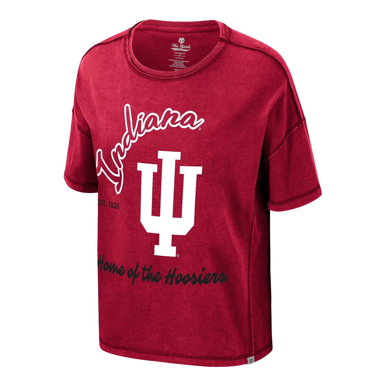 Indiana Hoosiers Columbia Victoria Boyfriend Red T-Shirt - Front View