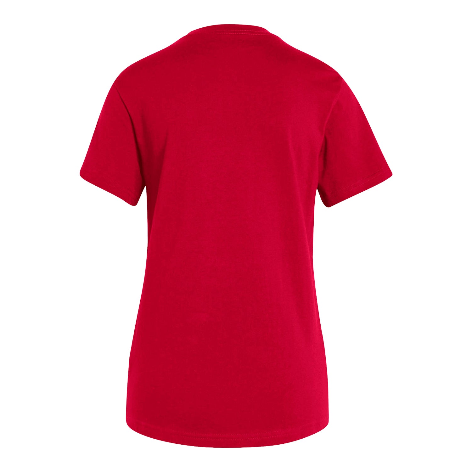 Indiana Hoosiers adidas Stacked Red T-Shirt - Back View