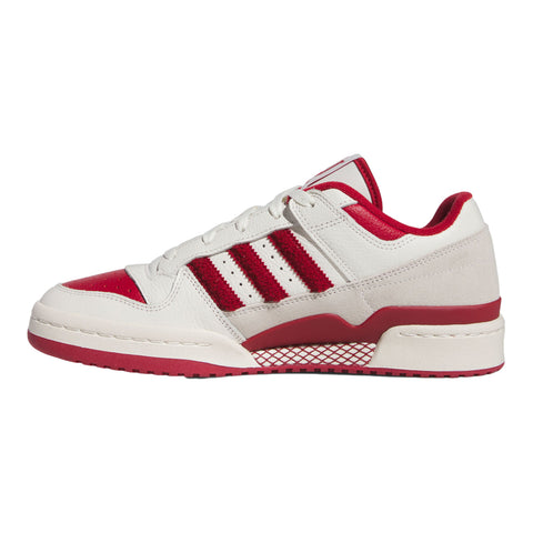 Indiana Hoosiers Adidas Originals Forum Low CL Shoes - Official Indiana ...