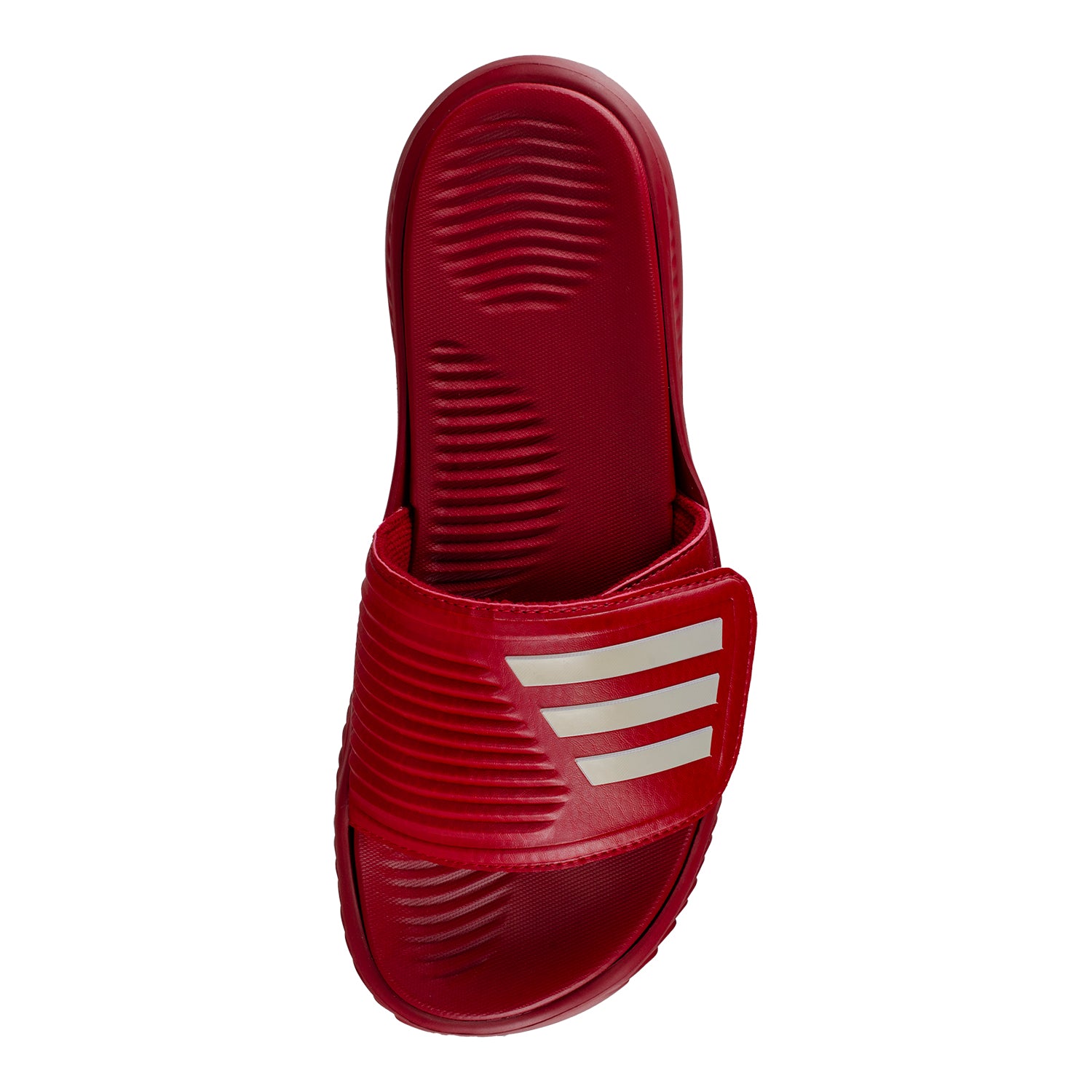 Indiana Hoosiers Adidas Alphabounce Crimson Slides - Left