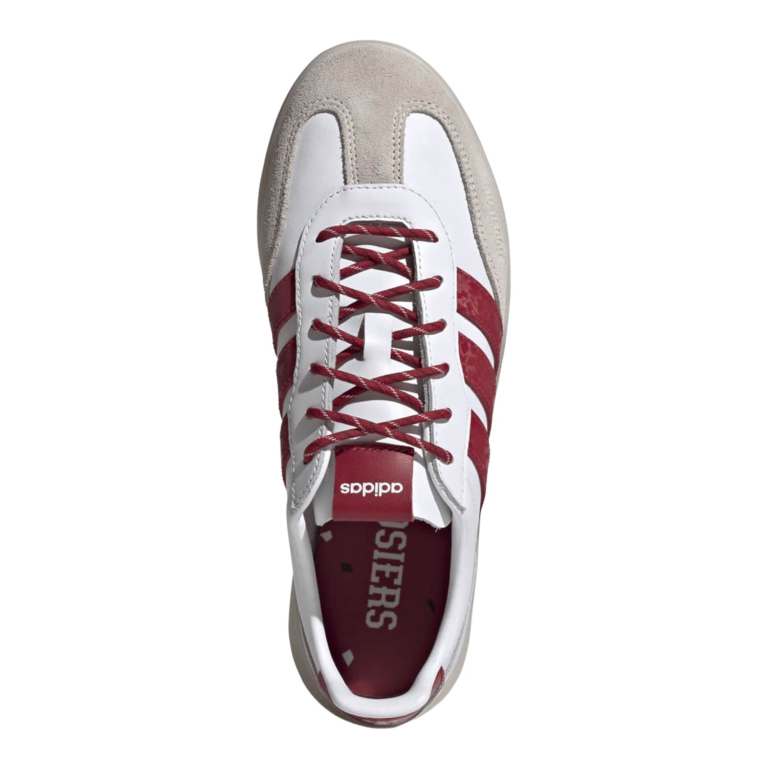 Indiana Hoosiers Adidas Barreda Decode Shoes - Top View