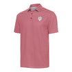 Indiana Hoosiers Skills Stripe Crimson Polo - Front View