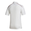 Indiana Hoosiers Adidas Sideline White Polo - Back View