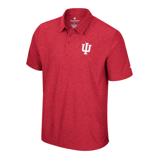 Indiana Hoosiers Skynet Crimson Polo - Front View