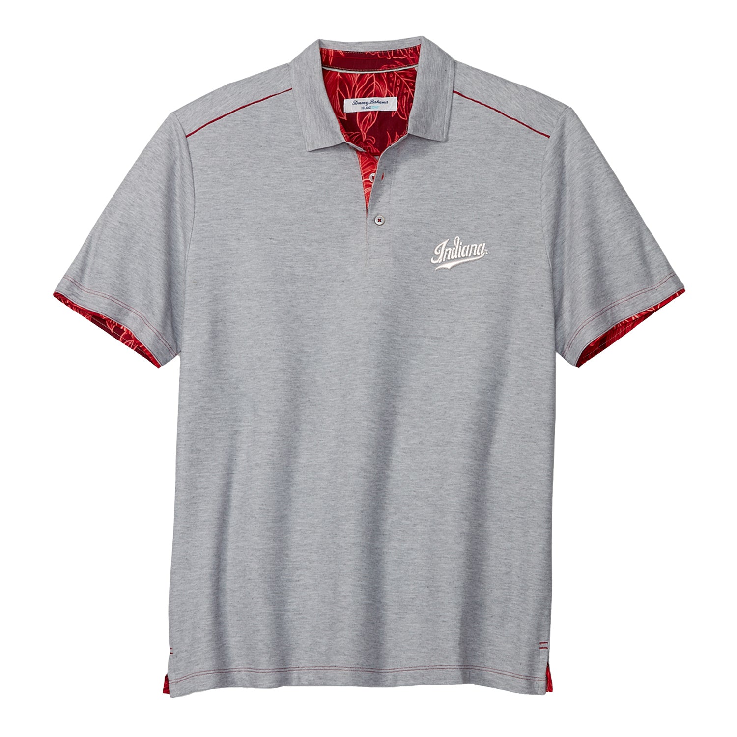 Indiana Hoosiers Sport Tailgater Grey Polo - Front View