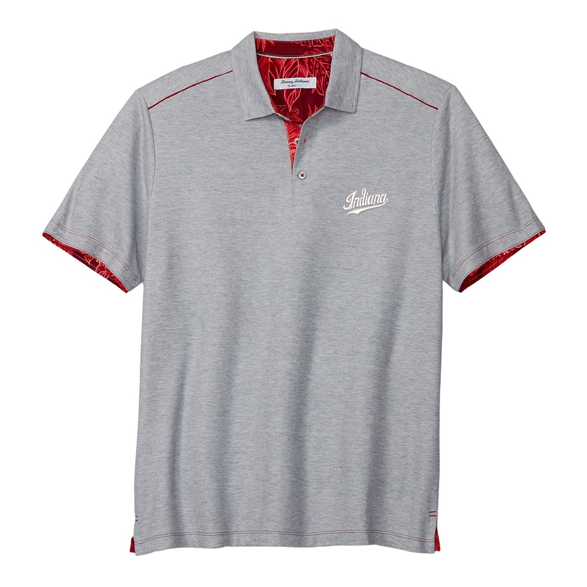 Indiana Hoosiers Sport Tailgater Grey Polo - Front View