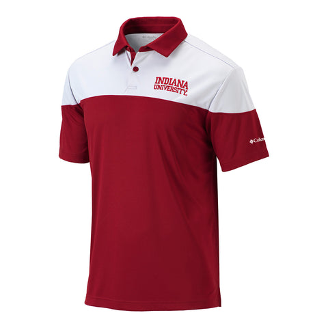 Indiana Hoosiers Best Ball Crimson Polo - Front View