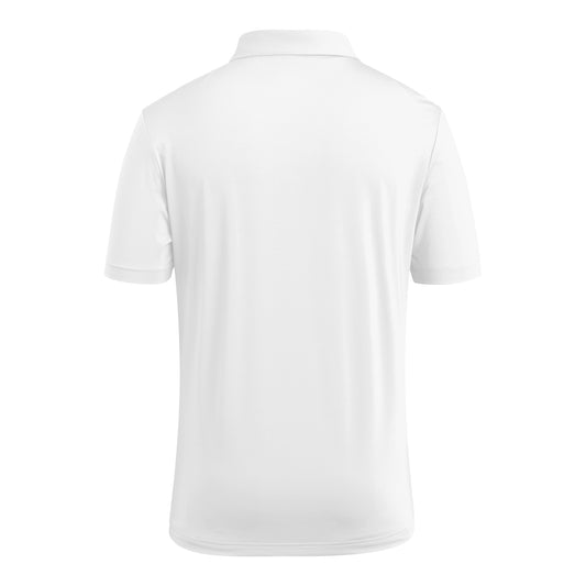 Indiana Hoosiers Adidas White Logo Coaches Polo - Back View