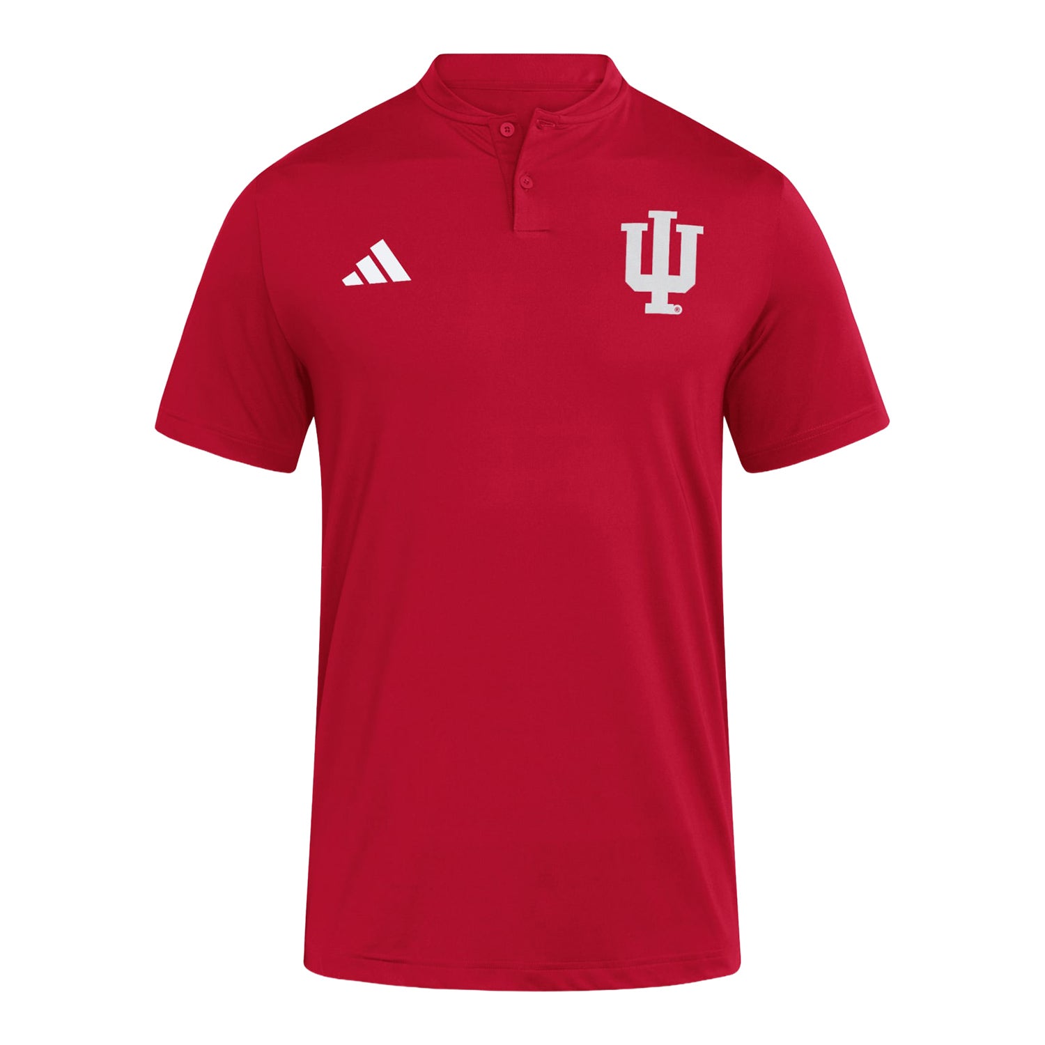 Indiana Hoosiers adidas Ultimate Sport Performance Polo - Front View
