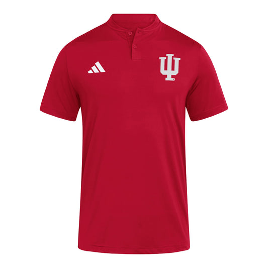 Indiana Hoosiers adidas Ultimate Sport Performance Polo - Front View