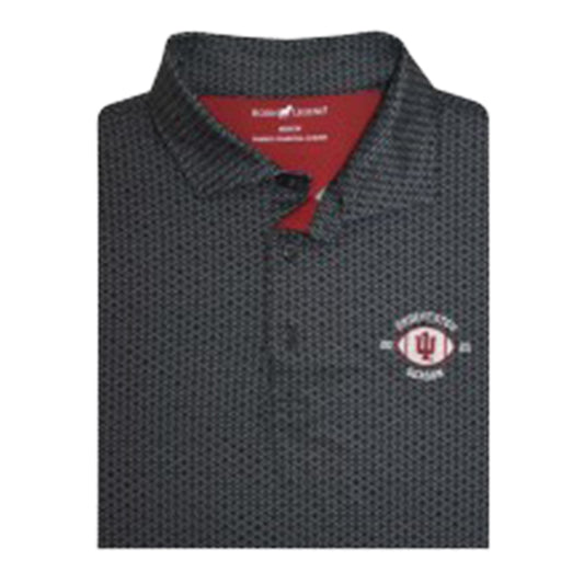 Horn Legend Indiana Hoosiers 2025 Undefeated Season Black Spiral Polo