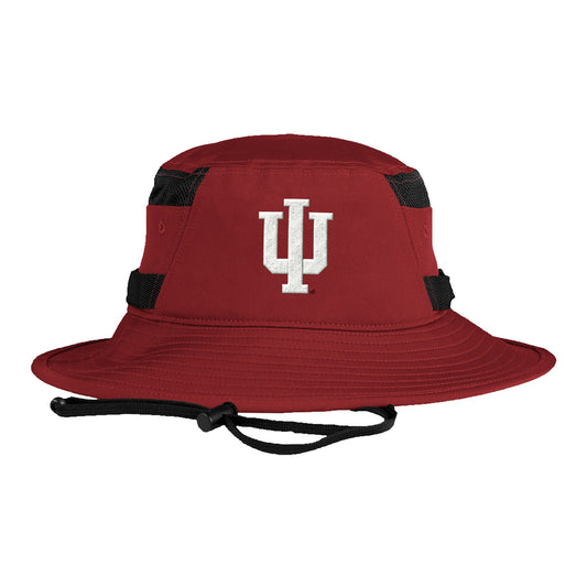 Indiana Hoosiers Adidas Victory Performance Bucket Hat - Front View