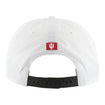 Indiana Hoosiers Chamberlain Rope White Adjustable Hat - Back View