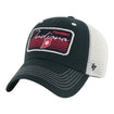 Indiana Hoosiers Five Point Mesh Black Adjustable Hat - Front View