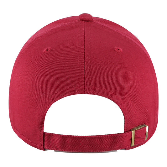 Indiana Hoosiers Legend MVP Crimson Adjustable Hat - Back View