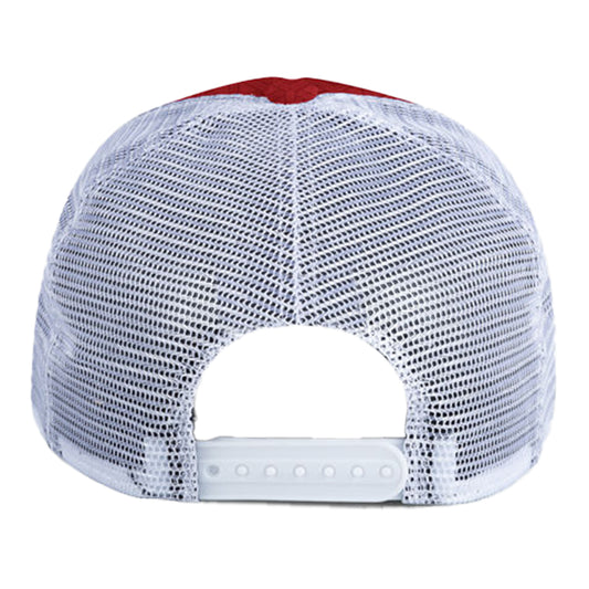 Indiana Hoosiers Adidas Foam Trucker Crimson Adjustable Hat - Back View