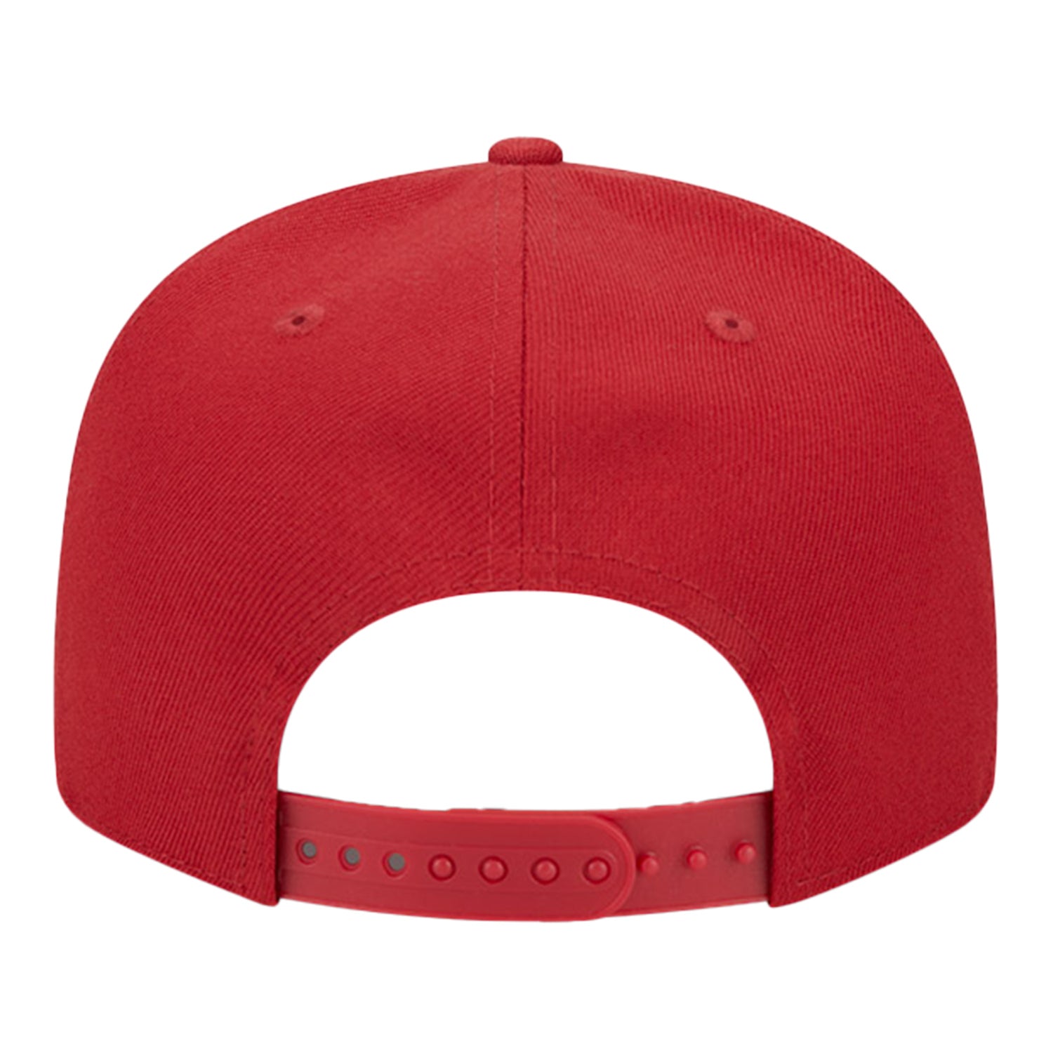 Indiana Hoosiers Retro Script Snap Crimson Adjustable Hat - Back View