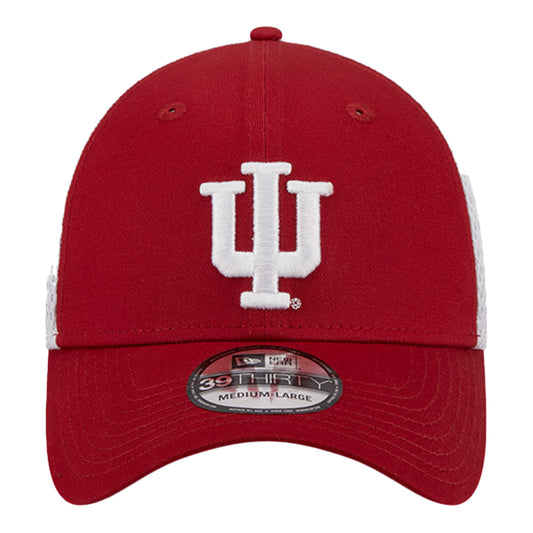 Indiana Hoosiers Two Tone Neo Logo Crimson Flex Hat - Front View