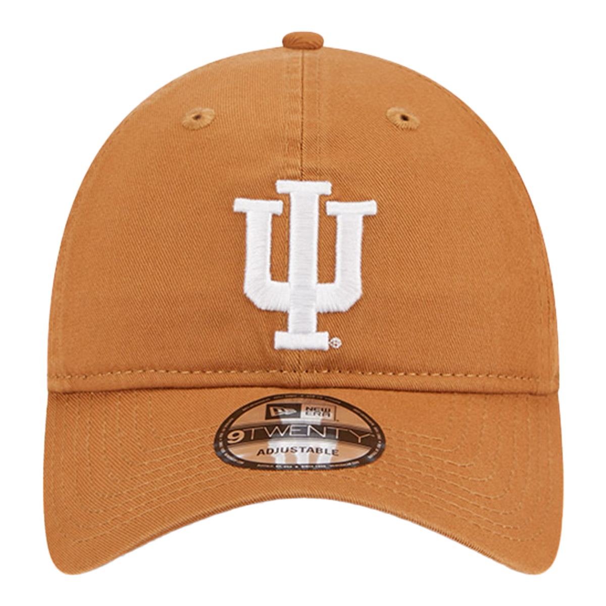 Indiana Hoosiers Primary Logo Tan Adjustable Hat - Front View