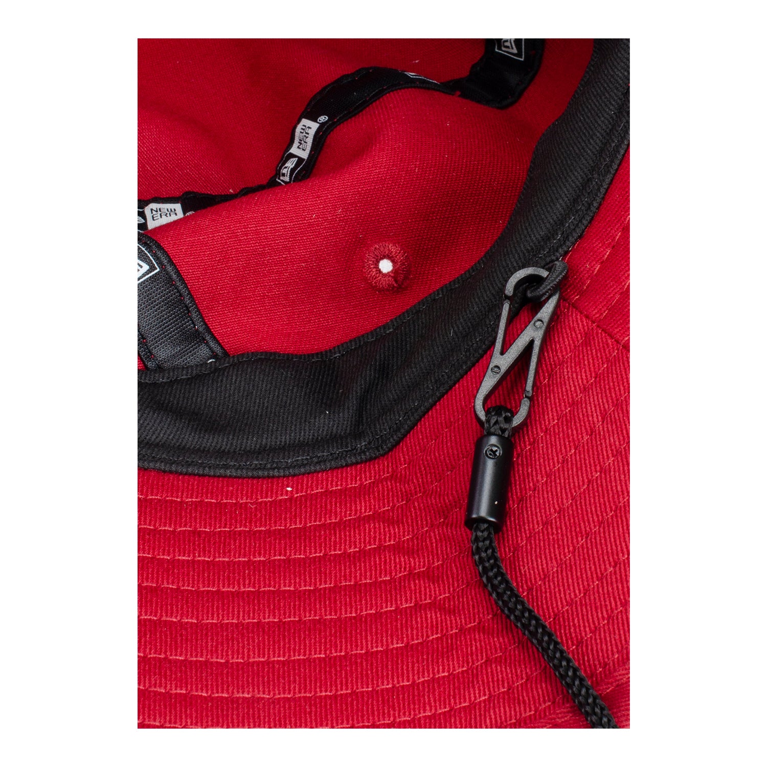 Indiana Hoosiers Primary Logo Crimson Bucket Hat - Inside View