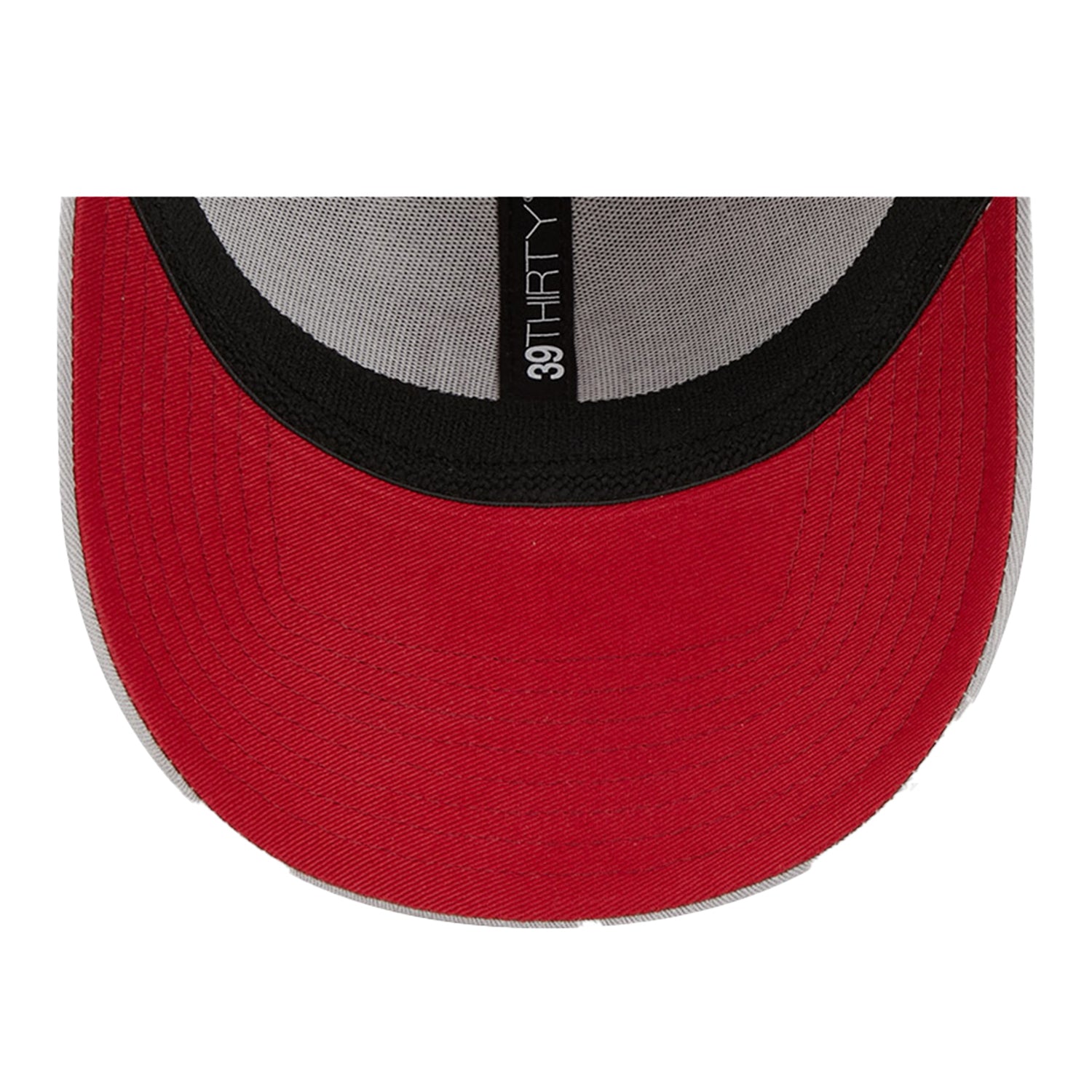Indiana Hoosiers Pipe Two Tone Grey and Crimson Flex Hat - Under Brim