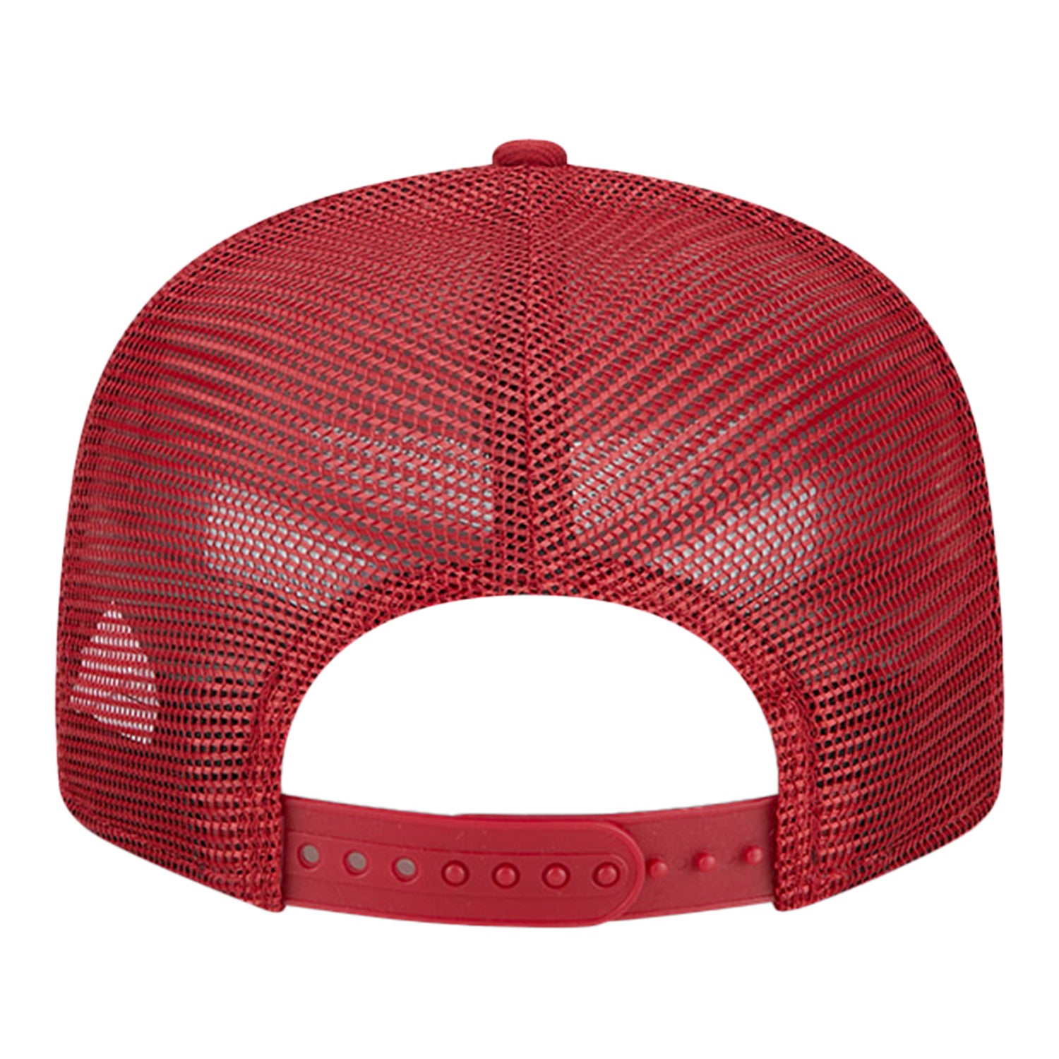 Indiana Hoosiers Gradient Wordmark Mesh Snap Crimson Adjustable Hat - Back View