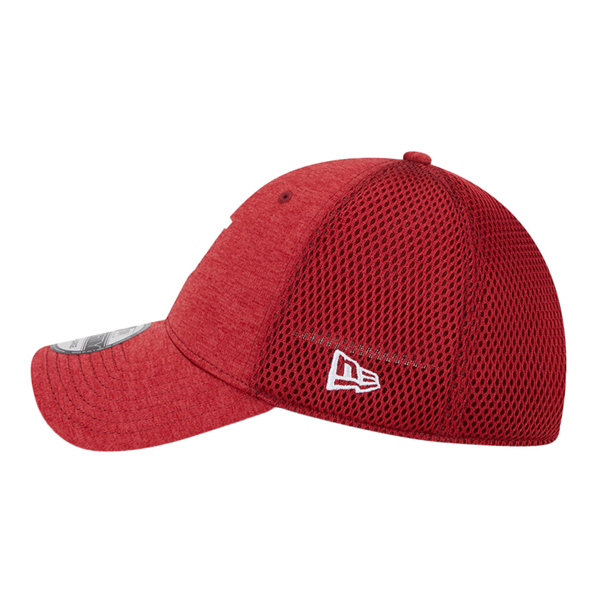 Indiana Hoosiers Primary Logo Heather Crimson Flex Hat - Left View
