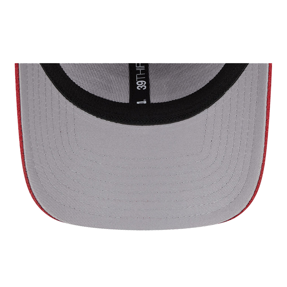 Indiana Hoosiers Primary Logo Heather Crimson Flex Hat - Under Brim