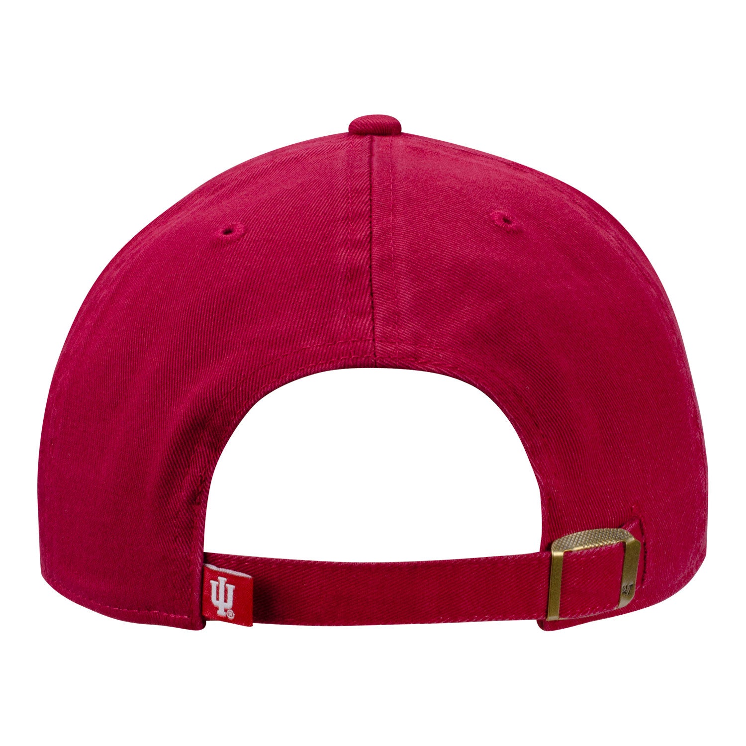 Indiana Hoosiers Men's Soccer Star Crimson Adjustable Hat - Back View