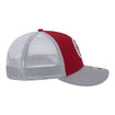 Indiana Hoosiers Round Throwback Mesh Crimson Adjustable Hat - Right View
