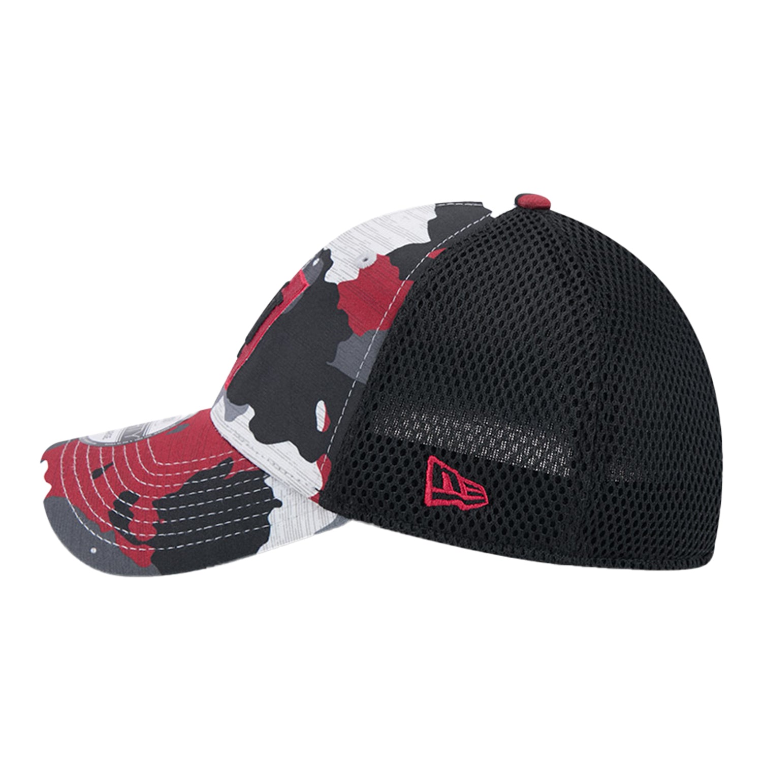 Indiana Hoosiers Camo Primary Flex Hat - Left View