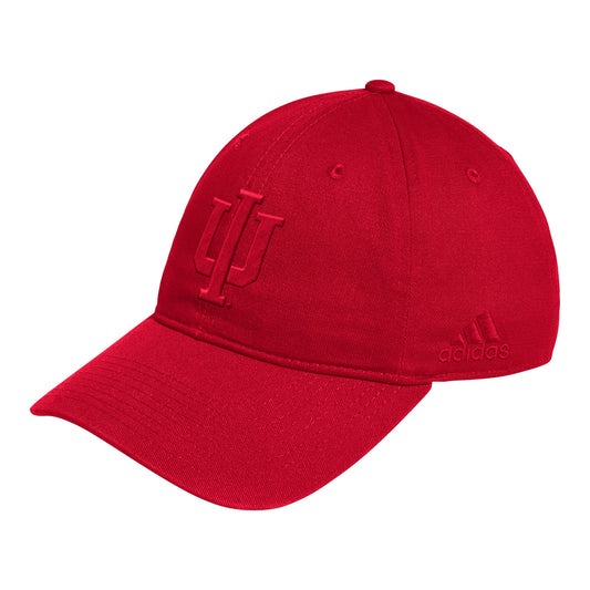 Indiana Hoosiers Adidas Slouch Color Rush Crimson Adjustable Hat - Front View