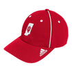 Indiana Hoosiers Adidas Slouch Piping Crimson Adjustable Hat - Front View