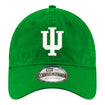 Indiana Hoosiers St. Patrick's Day Green Adjustable Hat - Front View
