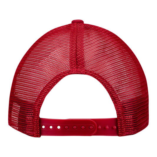 Indiana Hoosiers Labeled Crimson Snapback Trucker Hat - Back View