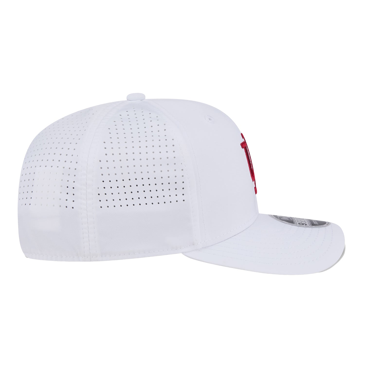 Indiana Hoosiers Preform White Snapback Hat - Right View