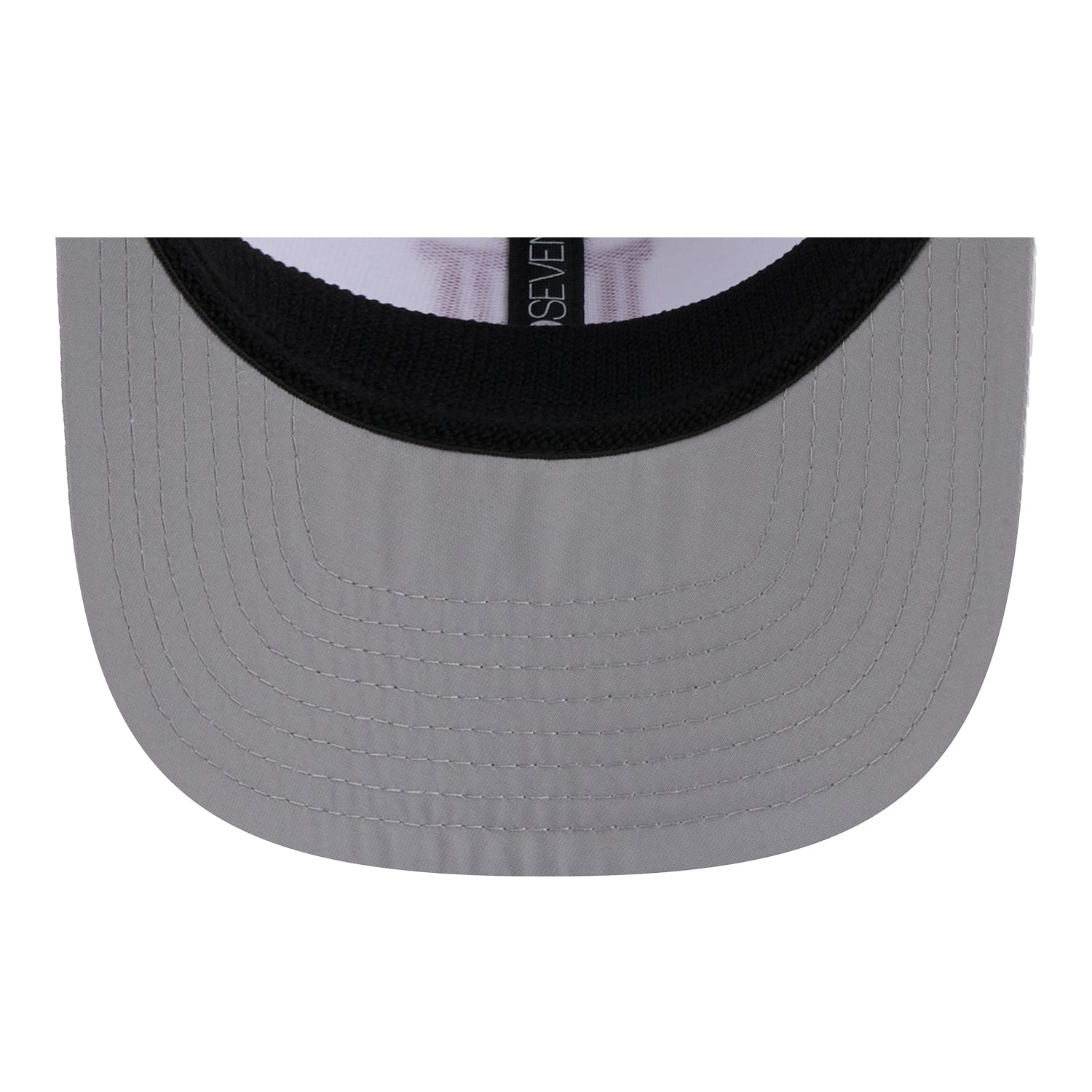 Indiana Hoosiers Preform White Snapback Hat - Brim View