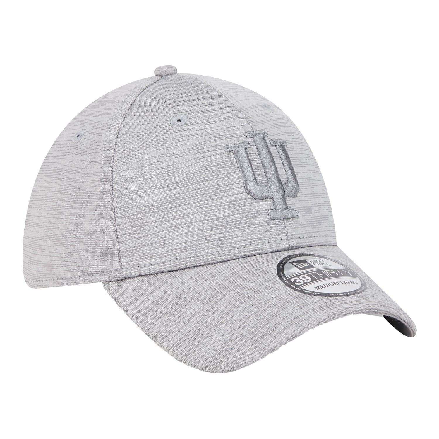 Indiana Hoosiers Tech Grey Flex Hat - Front Right View