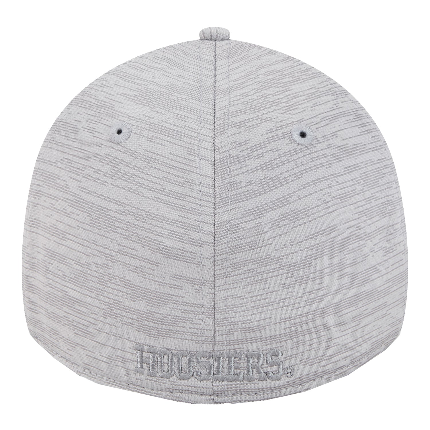 Indiana Hoosiers Tech Grey Flex Hat - Back View