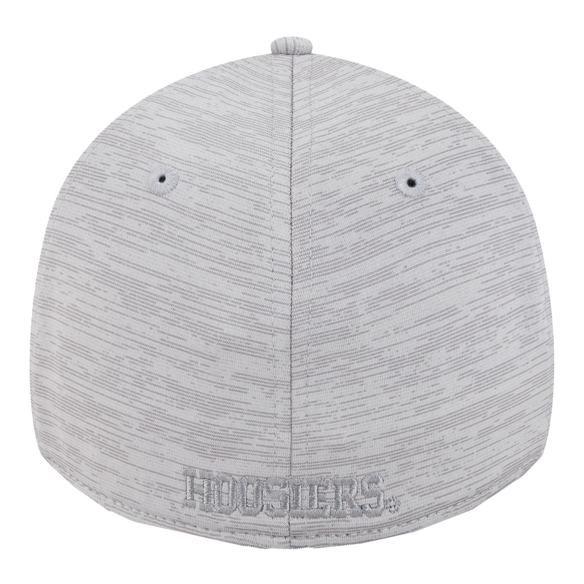 Indiana Hoosiers Tech Grey Flex Hat - Back View