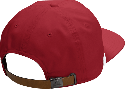 Indiana Hoosiers Red Adidas Flat Brim Rope Hat - Back View