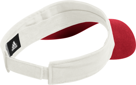 Indiana Hoosiers 2-Tone Red and Cream Visor - Back View