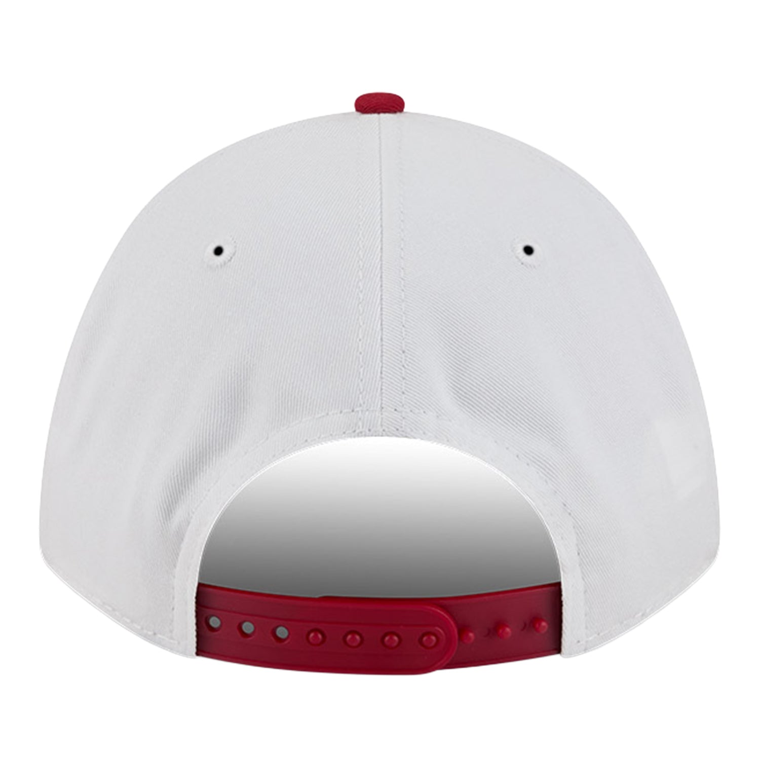 Indiana Hoosiers New Era 940 Adjustable Two-Tone Hat - Back View