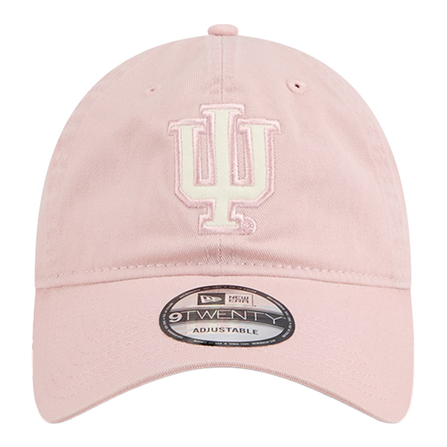 Indiana Hoosiers New Era 920 Pink Unstructured Adjustable Hat - Front View