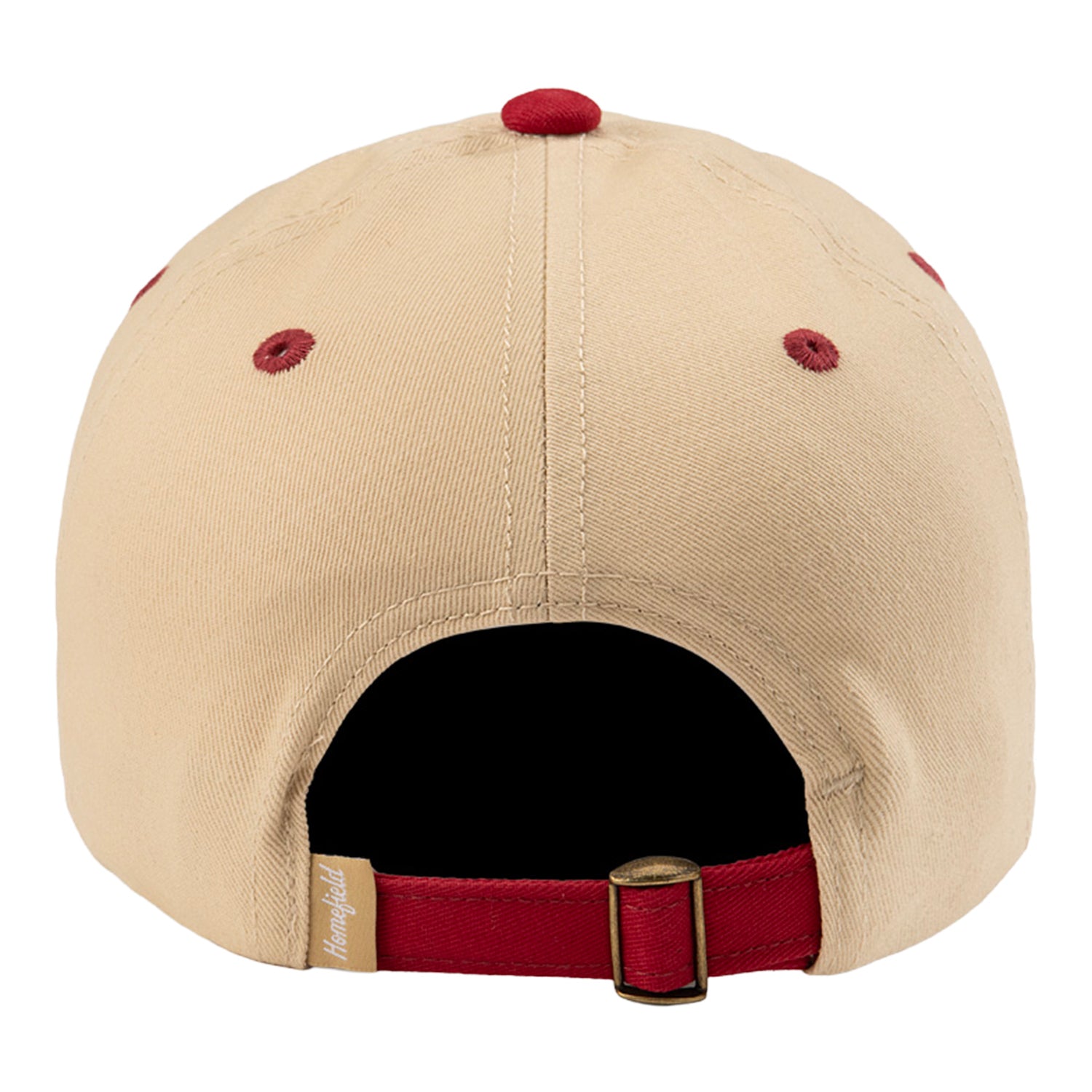 Indiana Hoosiers Homefield Adjustable Bison Two-Tone Hat - Back View