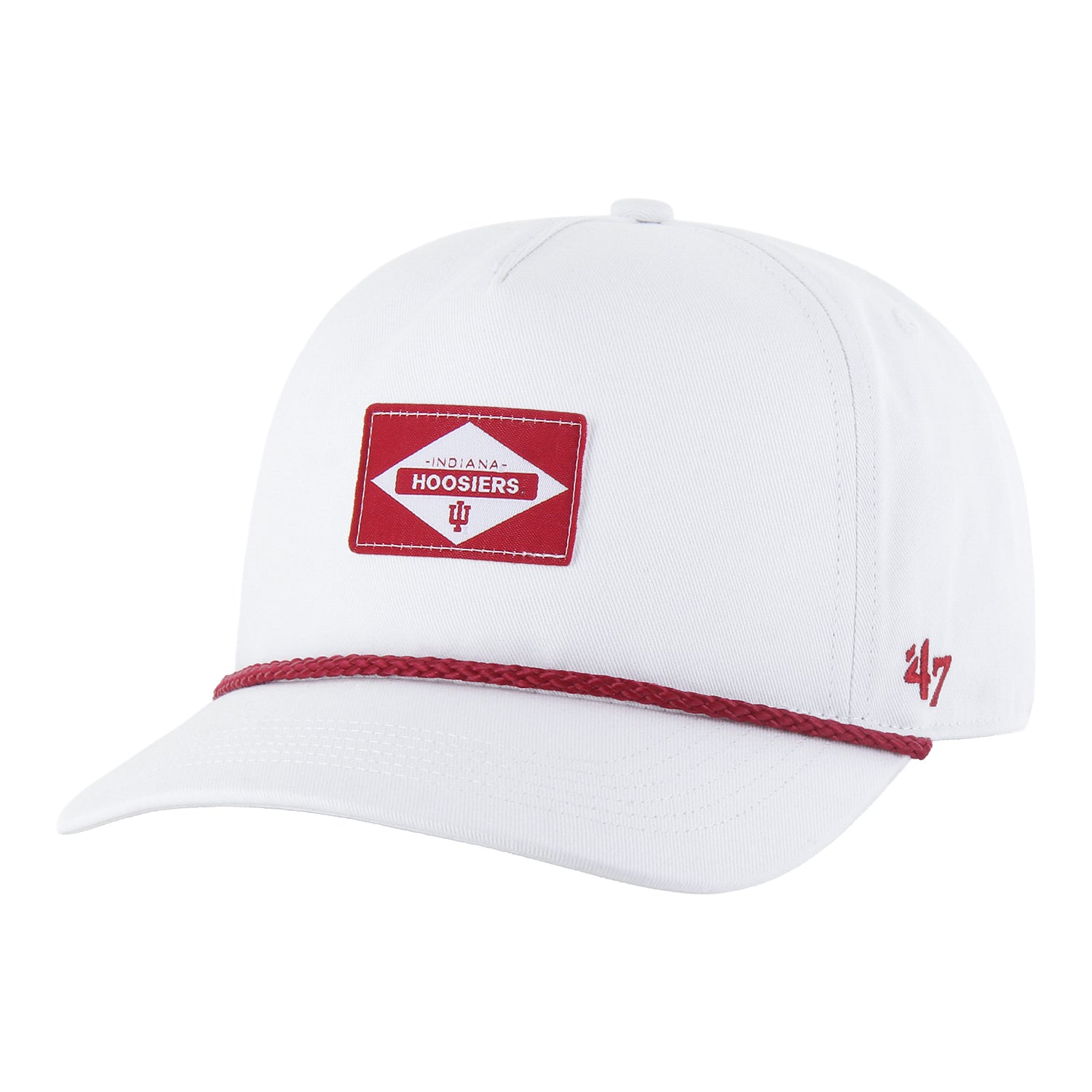 Indiana Hoosiers '47 Brand Hitch Rope Hat - Front View
