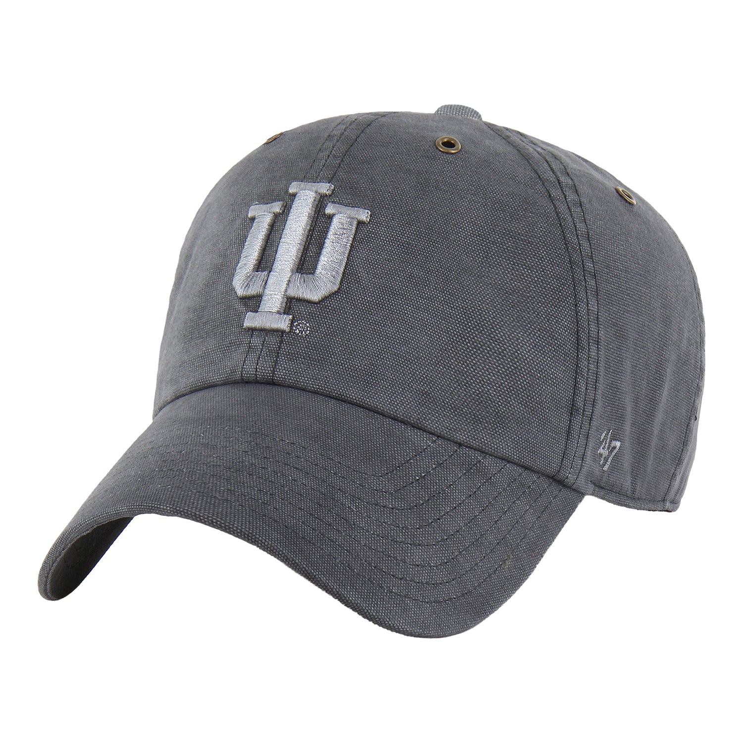 Indiana Hoosiers '47 Carhartt Dyed Black Clean Up Hat