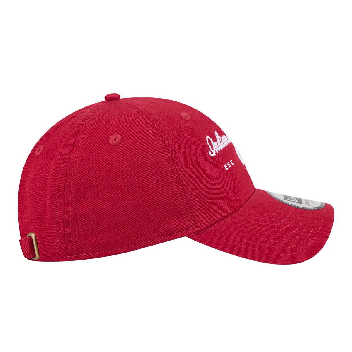 Indiana Hoosiers New Era 920 Script Trident Hat – Red