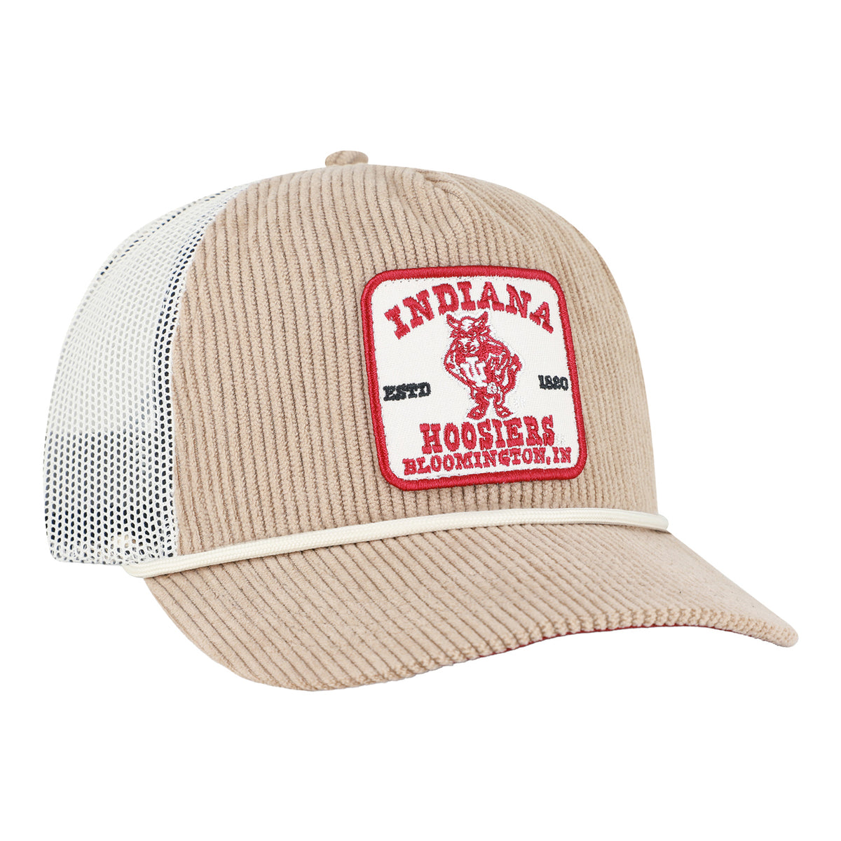 Indiana Hoosiers '47 Brand Cordlandia Hitch RF Hat – Tan - Front Right View